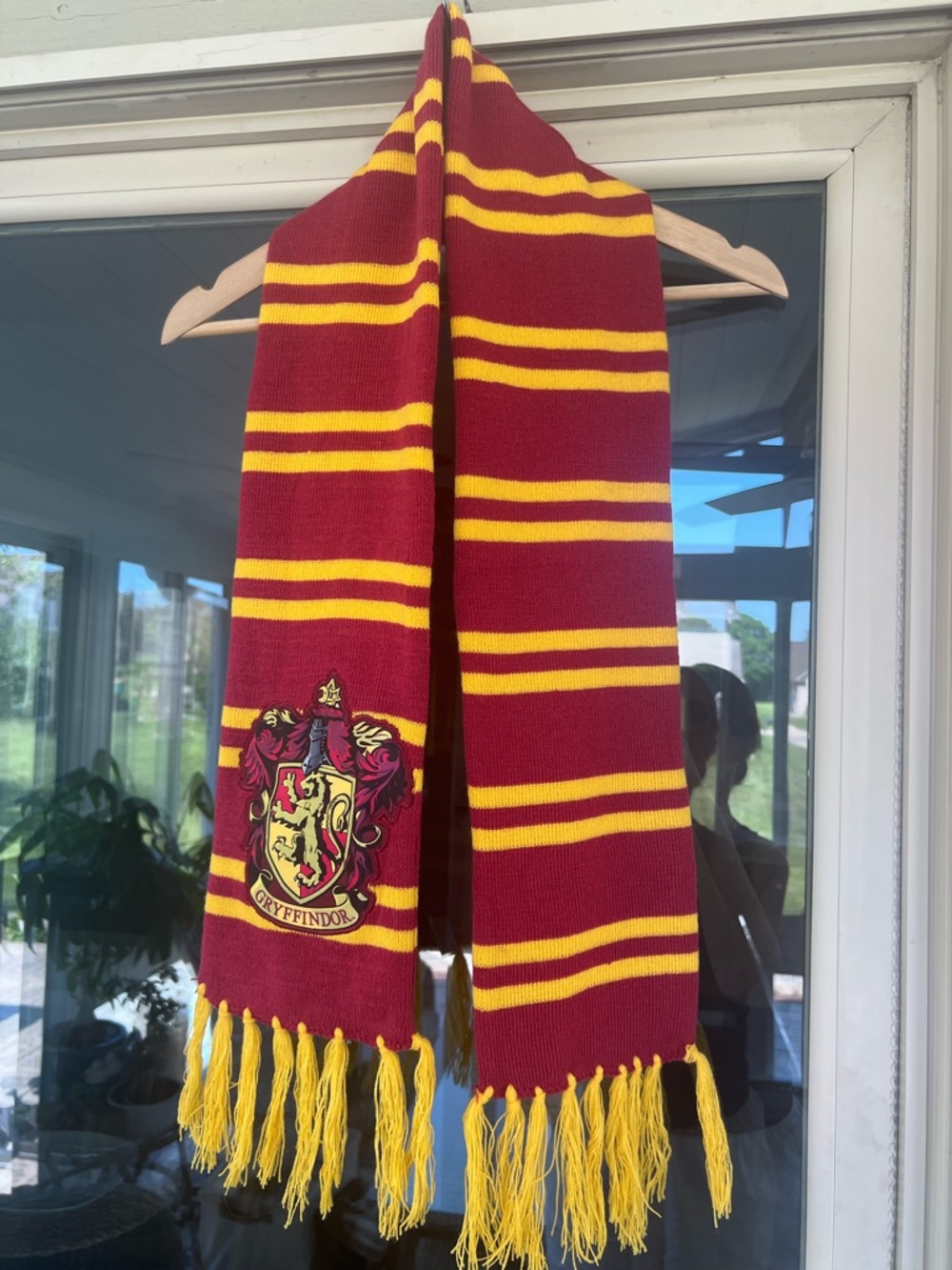 NEW Harry Potter Gryffindor Red & Gold Striped Scarf